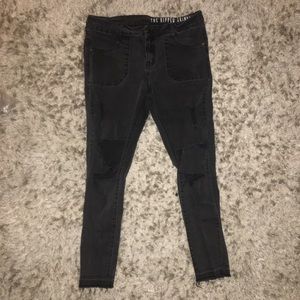 Black Ripped Cotton-On Skinny Jeans